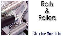 Rollers Heated, Chilled, Printing, Embossing& Idlers
